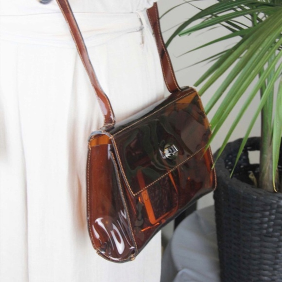 Sswing Lifestyle Handbags - Dark Brown Jelly Bag